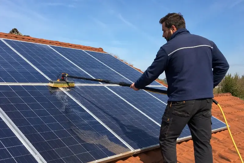 Nettoyage et entretien de panneaux solaires à Joncels