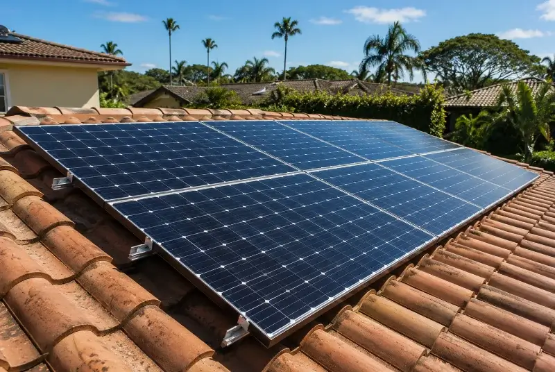 Installation de panneaux solaires à Joncels